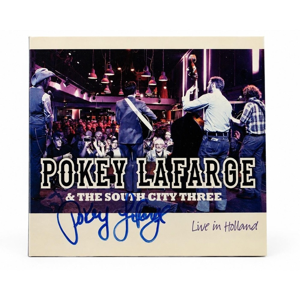 Pokey LaFarge South City Three Live in Holland CD Signed Autographed 2012 Rare
